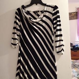 Black and white striped dress/shirt